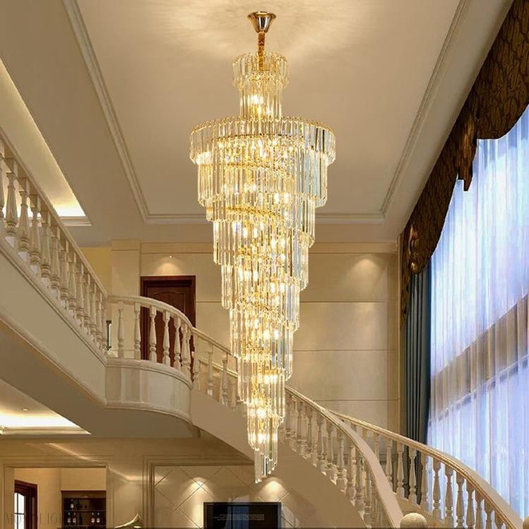 Danilo Multiple Tier Crystal Chandelier-Nobipets