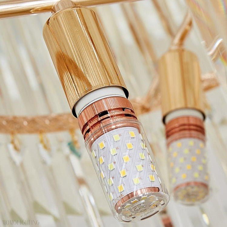 Danilo Multiple Tier Crystal Chandelier-Nobipets