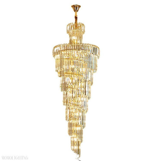 Danilo Multiple Tier Crystal Chandelier-Nobipets