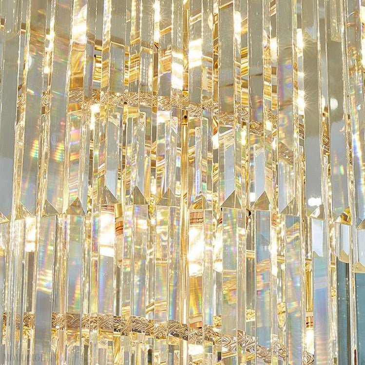 Danilo Multiple Tier Crystal Chandelier-Nobipets