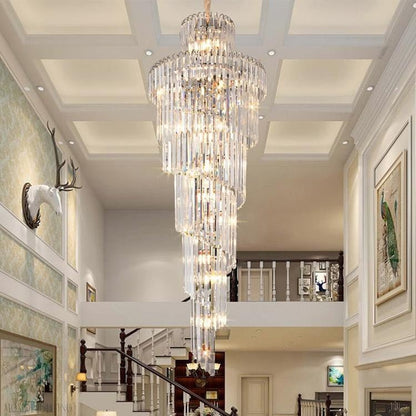 Danilo Multiple Tier Crystal Chandelier-Nobipets