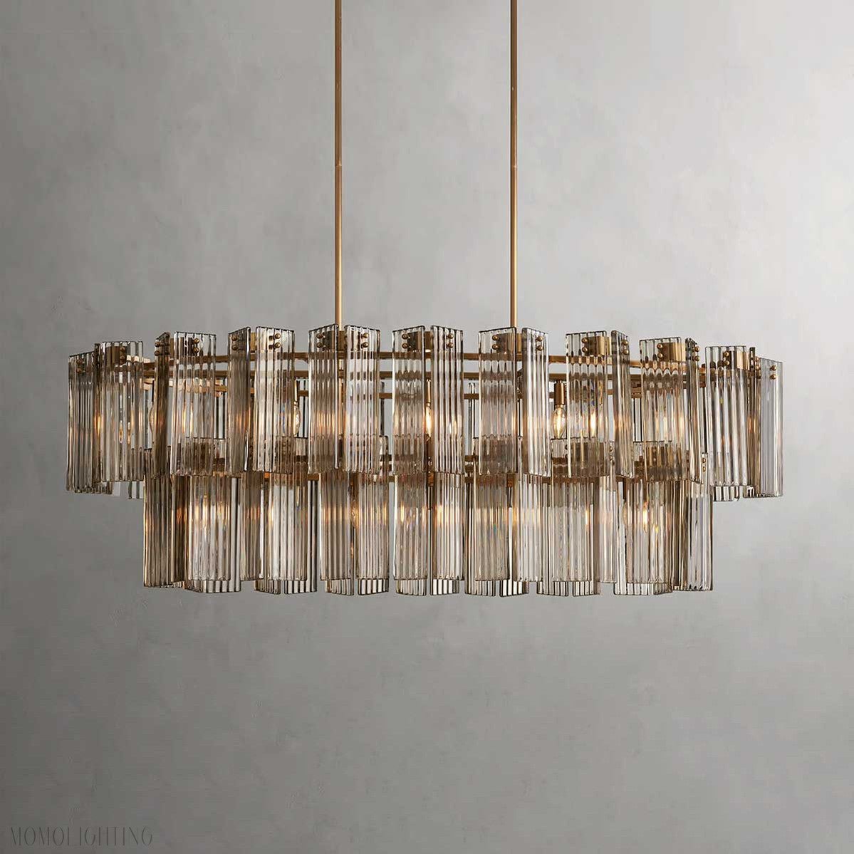 Delsie Oval Chandelier-Nobipets
