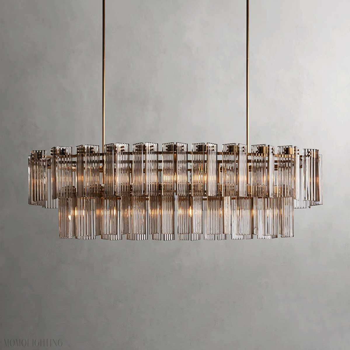 Delsie Oval Chandelier-Nobipets