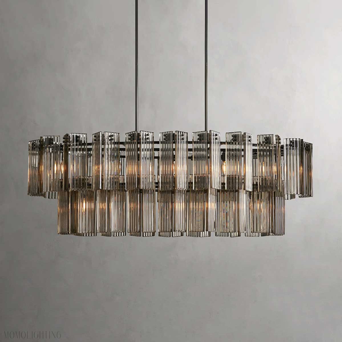 Delsie Oval Chandelier-Nobipets