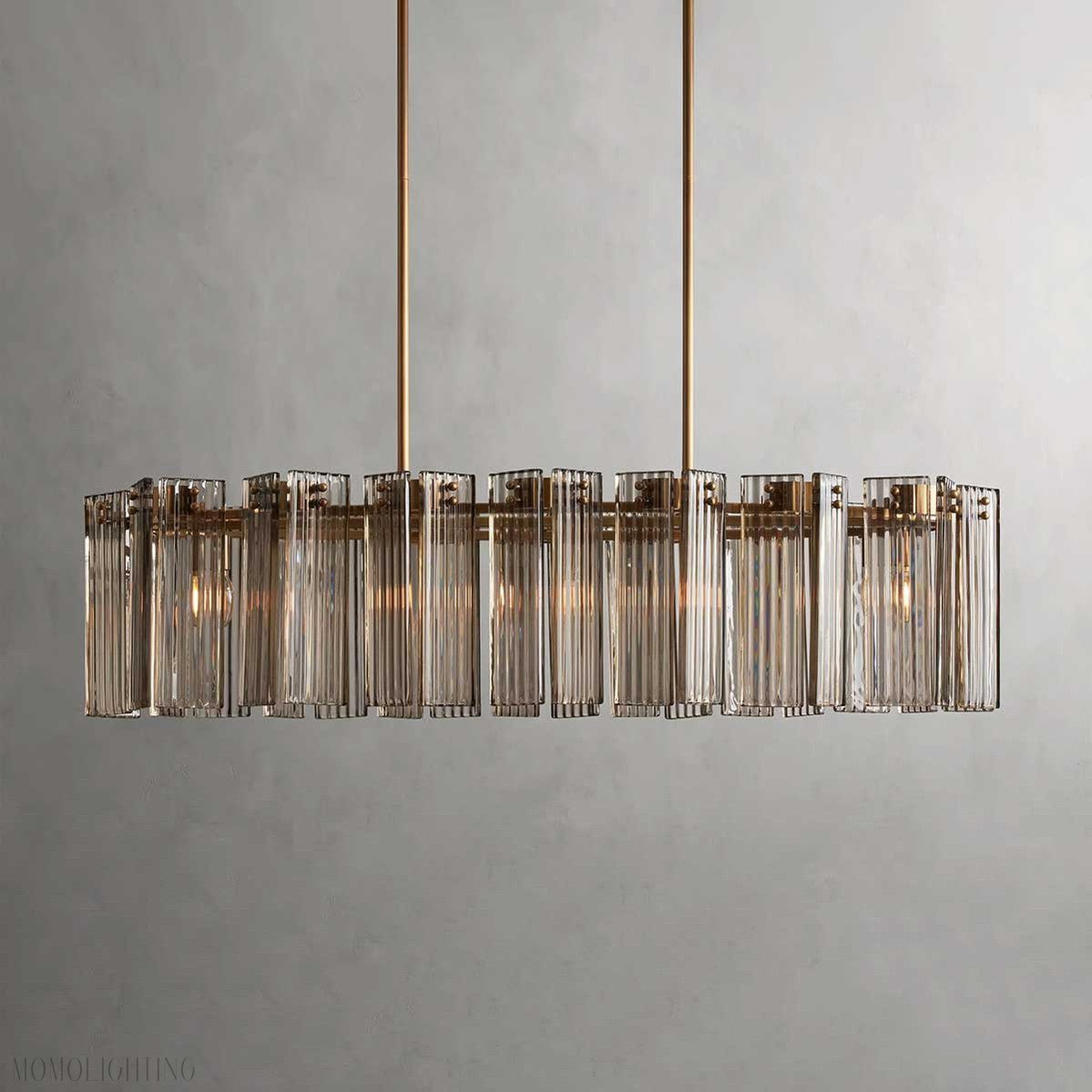 Delsie Oval Chandelier-Nobipets
