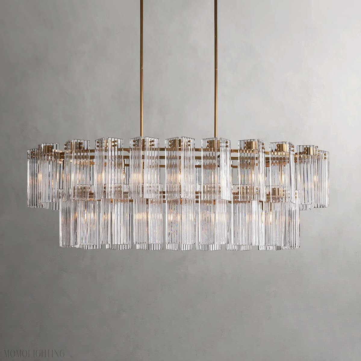 Delsie Oval Chandelier-Nobipets