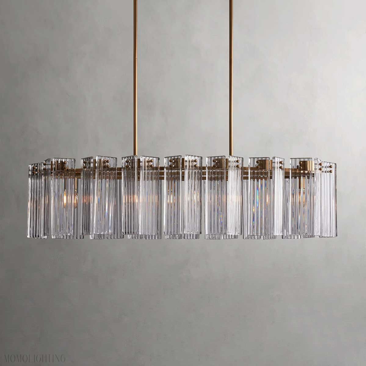Delsie Oval Chandelier-Nobipets