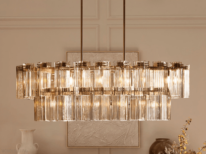 Delsie Oval Chandelier-Nobipets