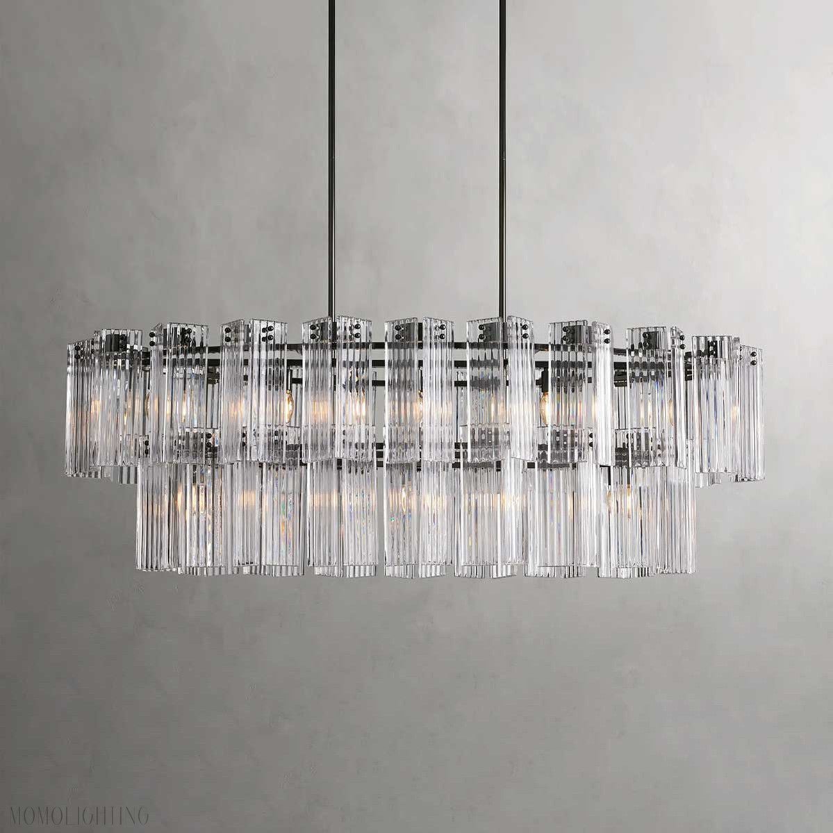 Delsie Oval Chandelier-Nobipets