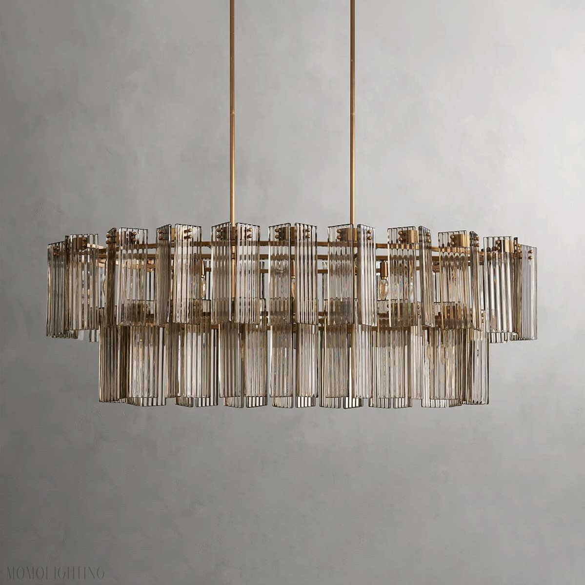 Delsie Oval Chandelier-Nobipets