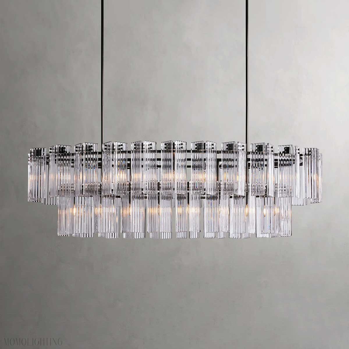 Delsie Oval Chandelier-Nobipets