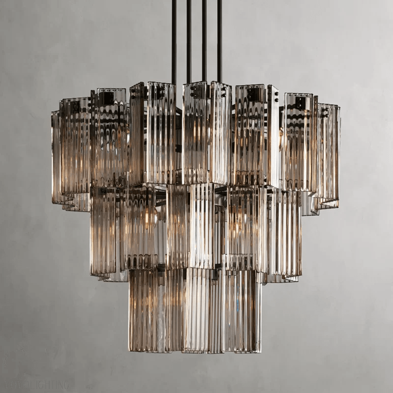 Delsie Round Chandelier-Nobipets