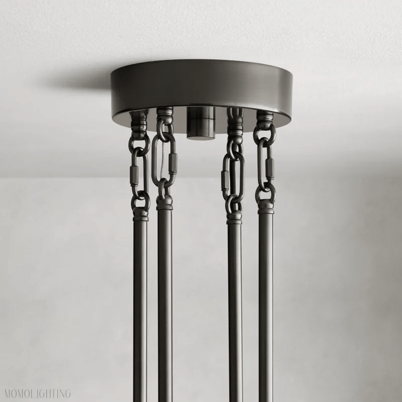 Delsie Round Chandelier-Nobipets