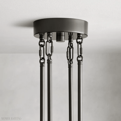 Delsie Round Chandelier-Nobipets