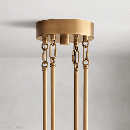 Delsie Round Chandelier-Nobipets