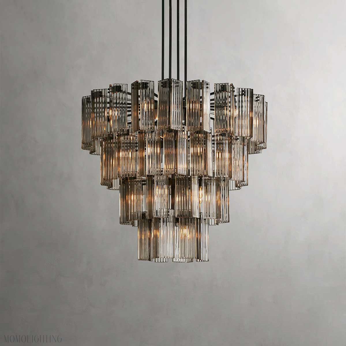 Delsie Round Chandelier-Nobipets