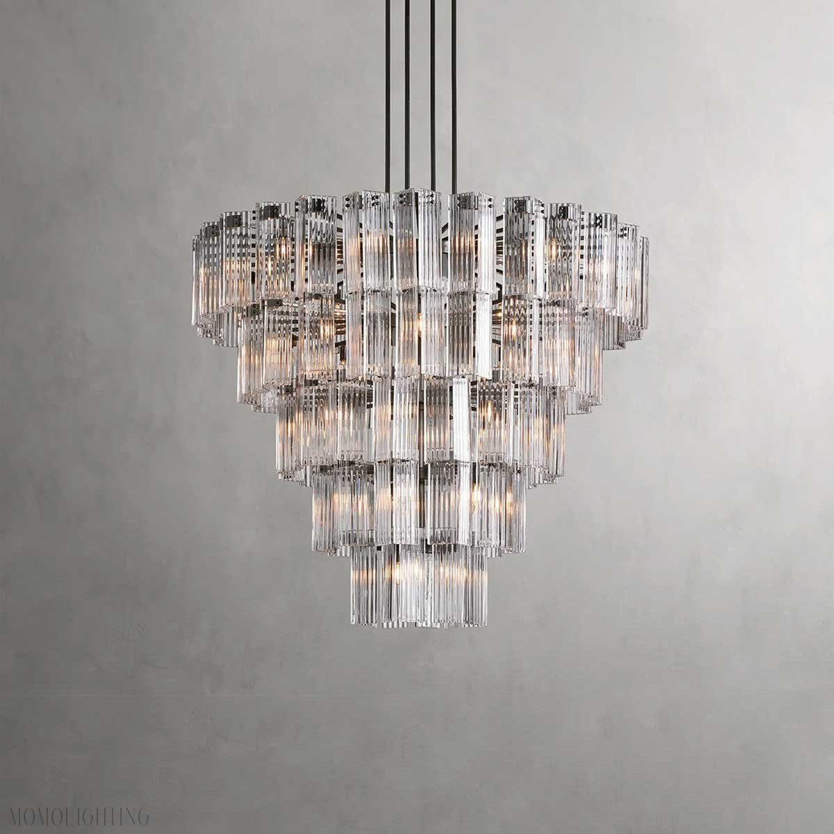 Delsie Round Chandelier-Nobipets