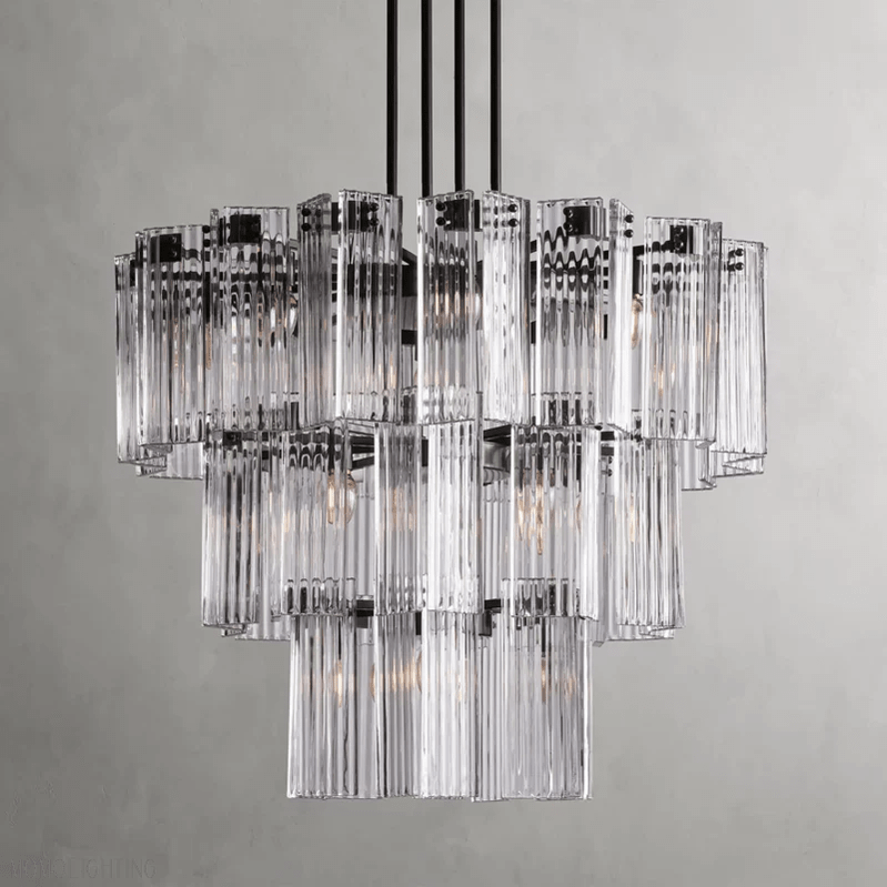 Delsie Round Chandelier-Nobipets