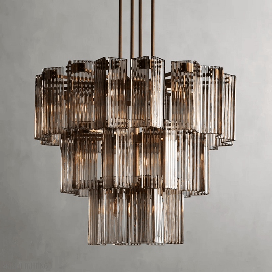 Delsie Round Chandelier-Nobipets