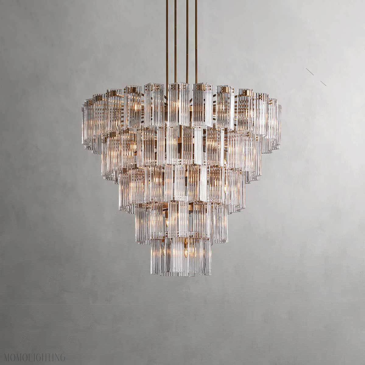 Delsie Round Chandelier-Nobipets