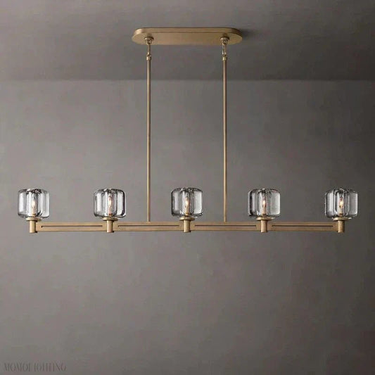 Demaret Double Linear Chandelier 54″ 72”-Nobipets