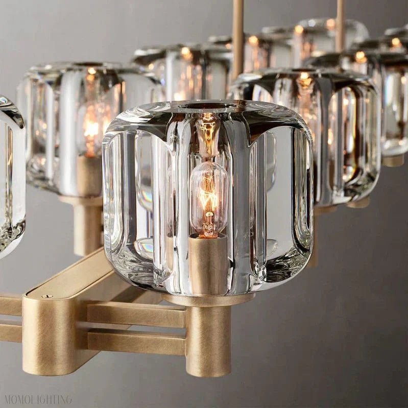 Demaret Double Linear Chandelier 54″ 72”-Nobipets