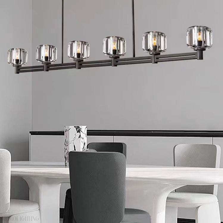 Demaret Double Linear Chandelier 54″ 72”-Nobipets