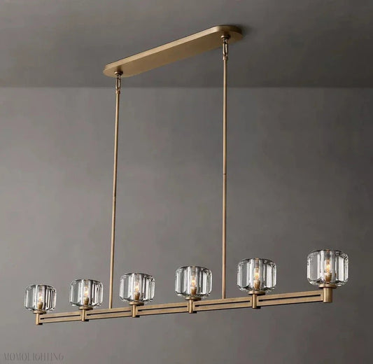 Demaret Double Linear Chandelier 72″-Nobipets