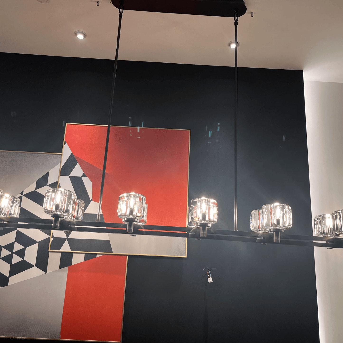 Demaret Double Linear Chandelier 72″-Nobipets