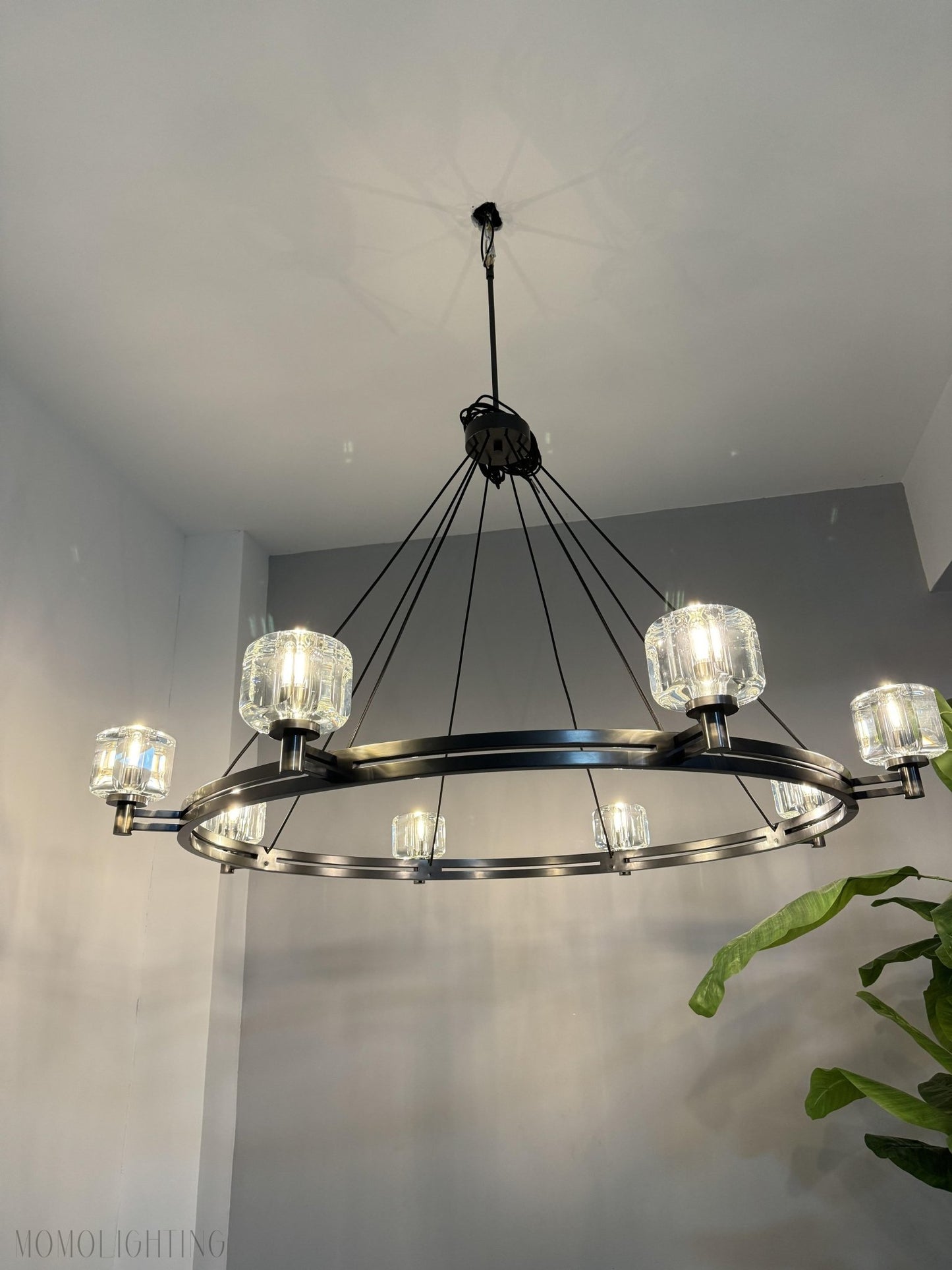 Demaret Double Round Chandelier 36"-Nobipets