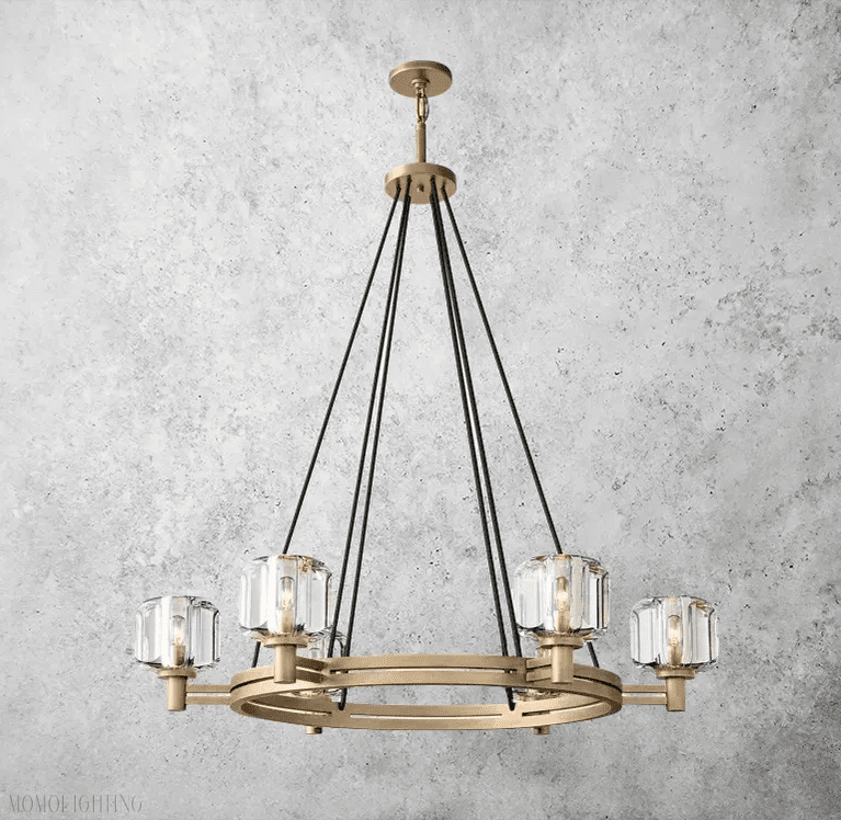 Demaret Double Round Chandelier 36"-Nobipets