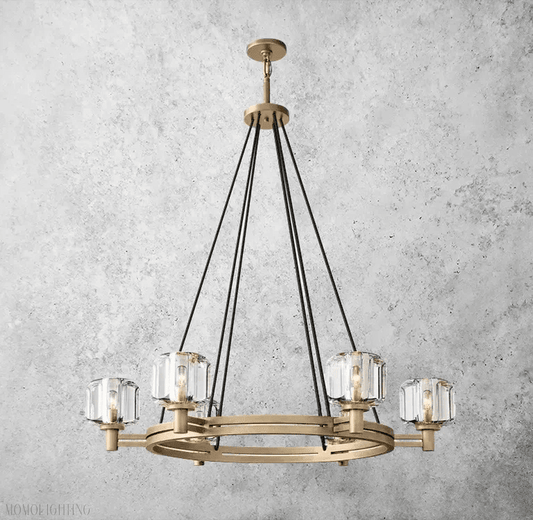 Demaret Double Round Chandelier 36"-Nobipets
