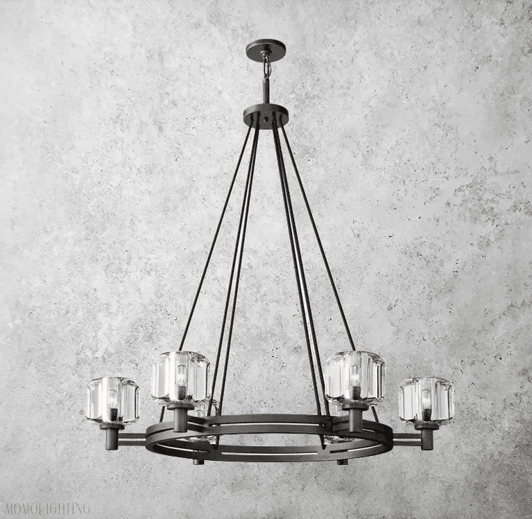 Demaret Double Round Chandelier 36"-Nobipets