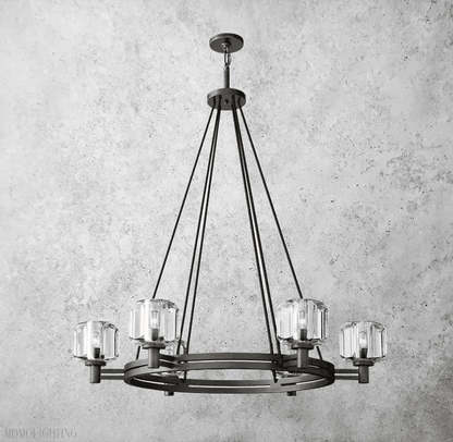 Demaret Double Round Chandelier 36"-Nobipets