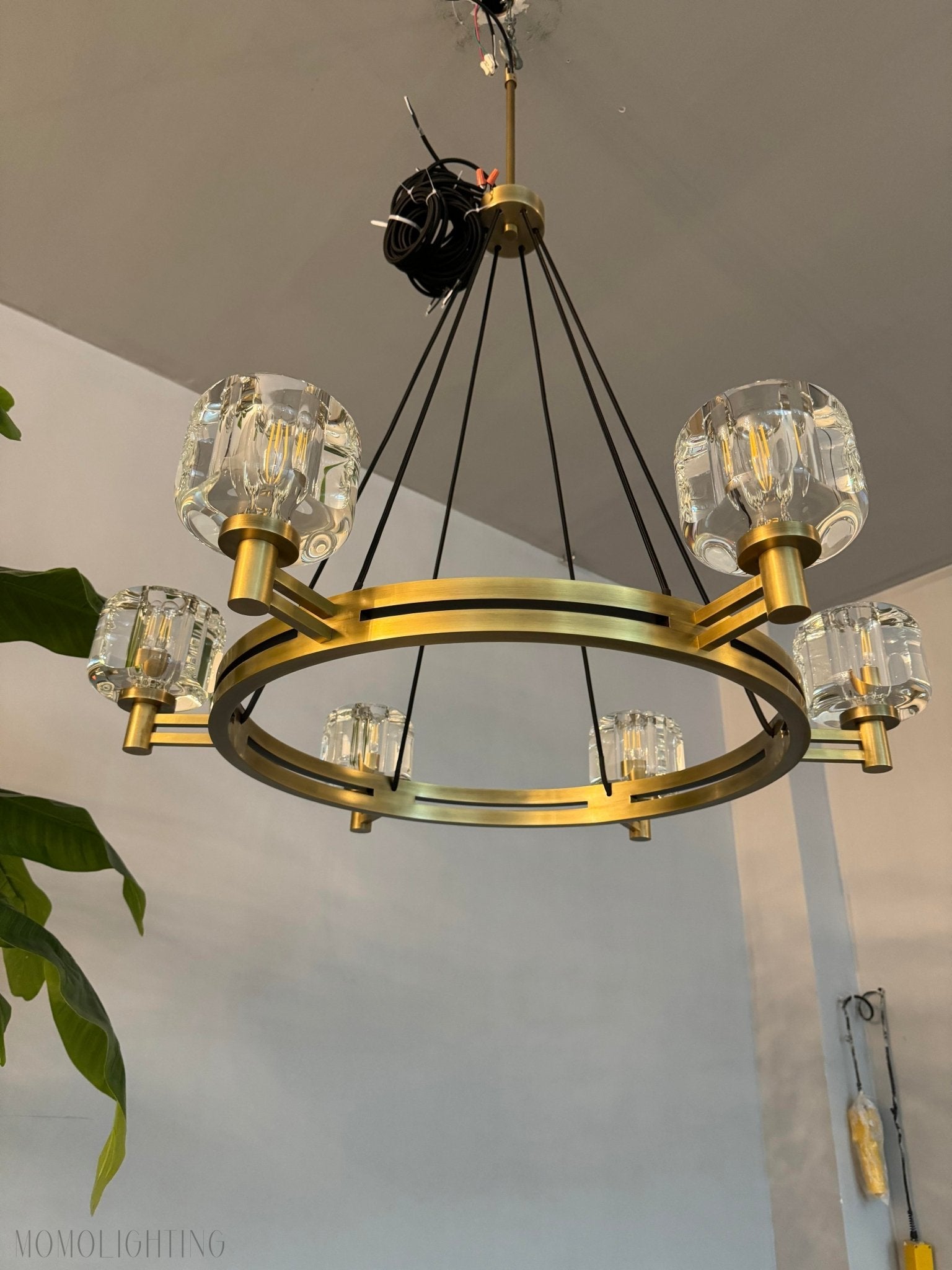 Demaret Double Round Chandelier 36"-Nobipets