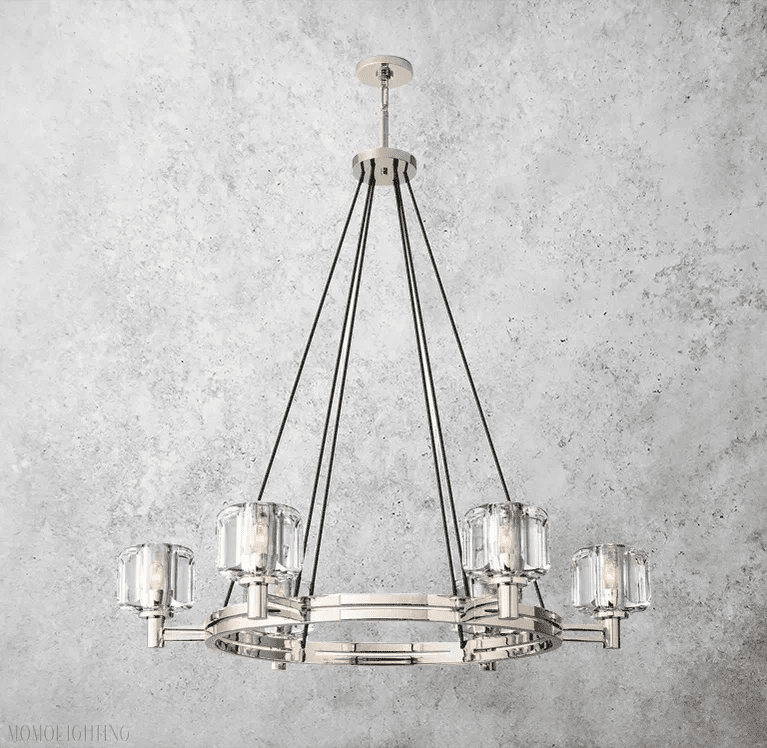 Demaret Double Round Chandelier 36"-Nobipets