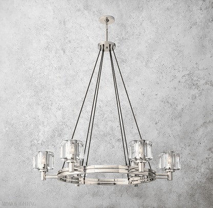 Demaret Double Round Chandelier 36"-Nobipets
