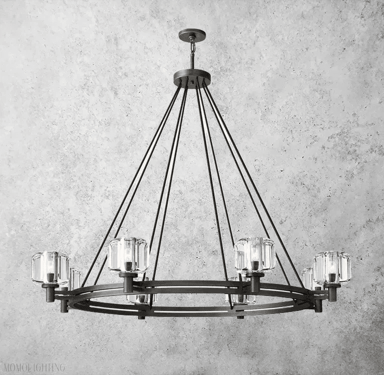 Demaret Double Round Chandelier 48"-Nobipets