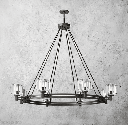 Demaret Double Round Chandelier 48"-Nobipets