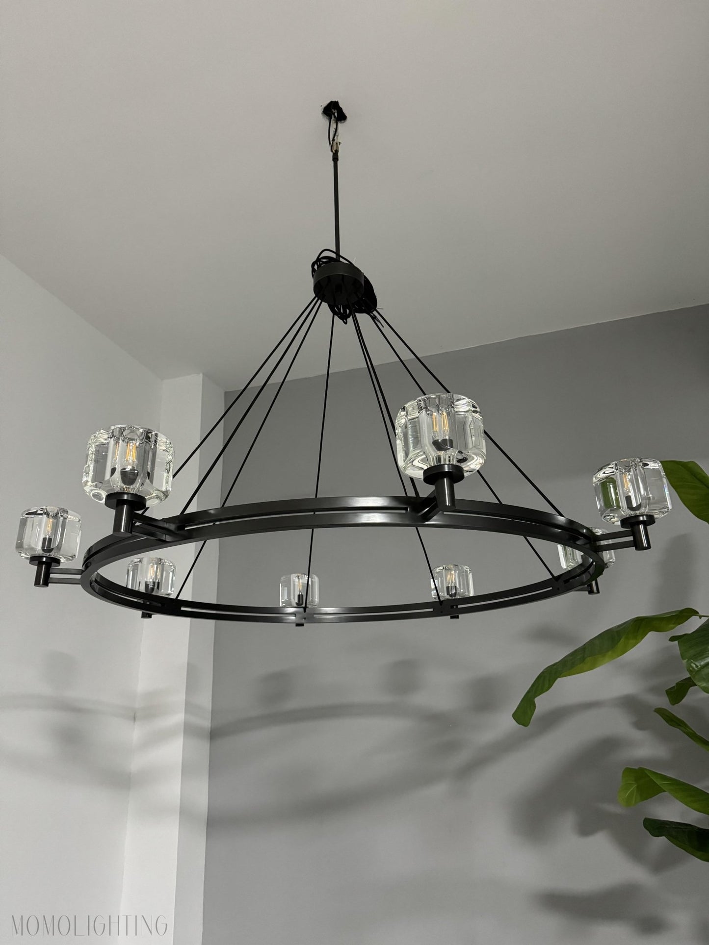 Demaret Double Round Chandelier 48"-Nobipets