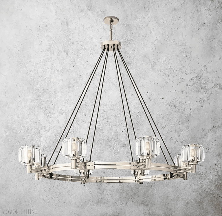 Demaret Double Round Chandelier 48"-Nobipets