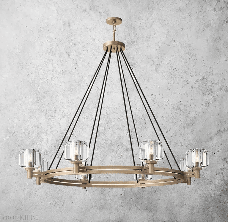Demaret Double Round Chandelier 48"-Nobipets