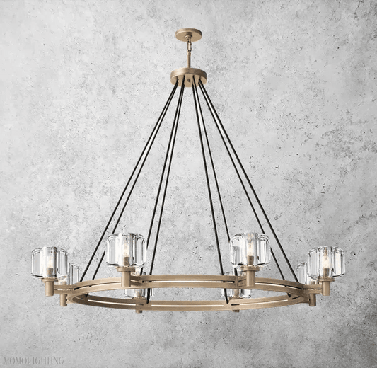 Demaret Double Round Chandelier 48"-Nobipets