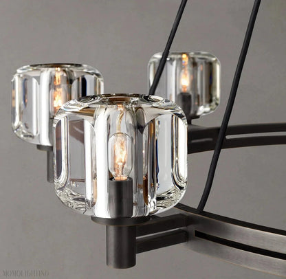 Demaret Double Round Chandelier 60"-Nobipets