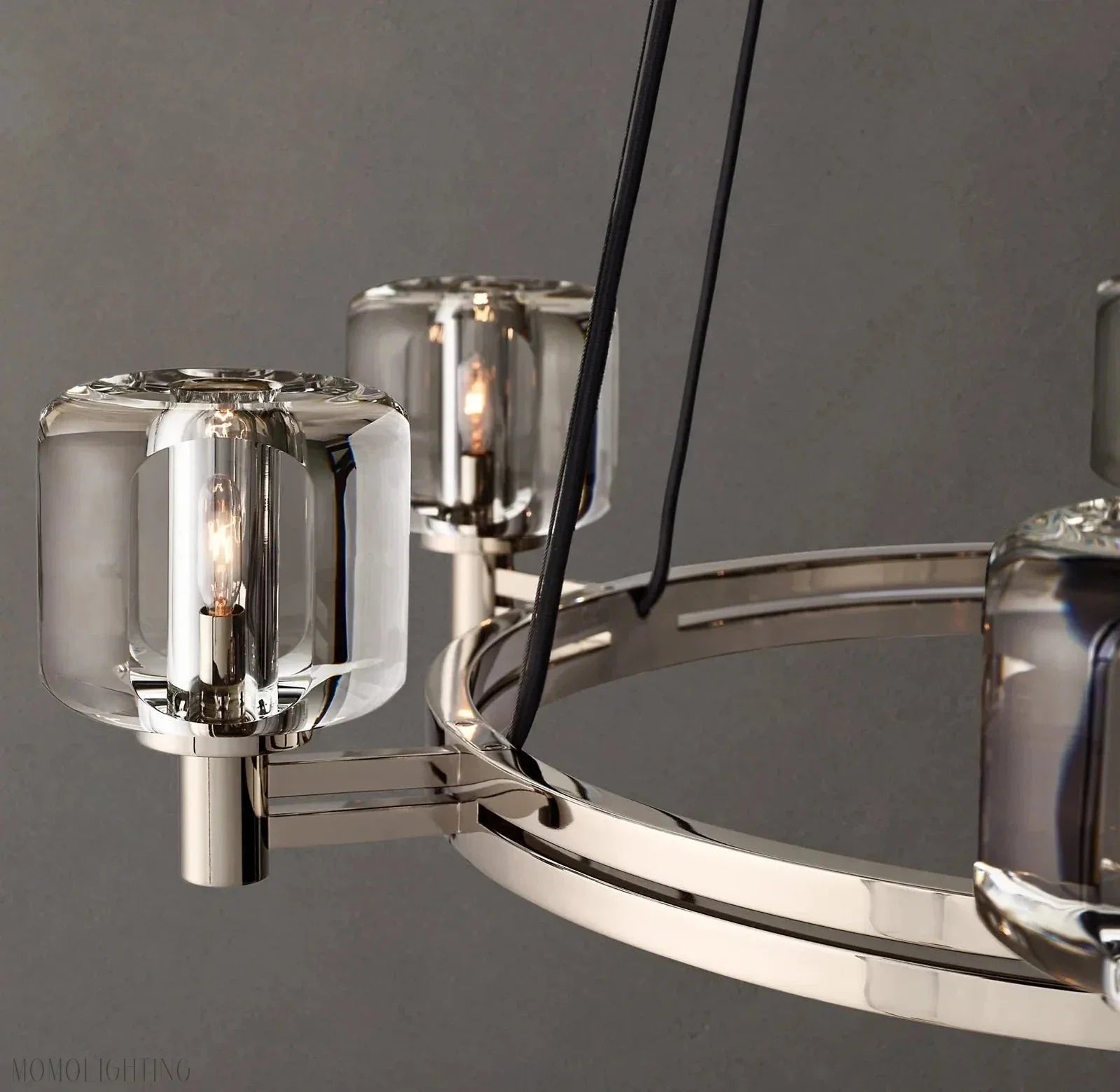 Demaret Double Round Chandelier 60"-Nobipets