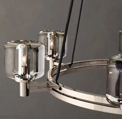 Demaret Double Round Chandelier 60"-Nobipets