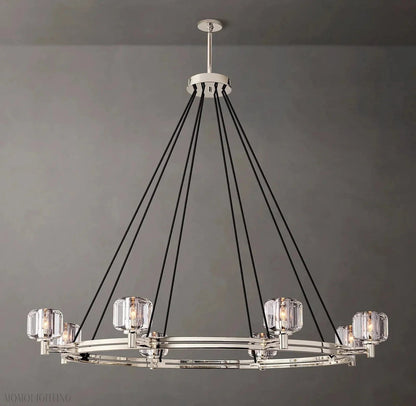 Demaret Double Round Chandelier 60"-Nobipets
