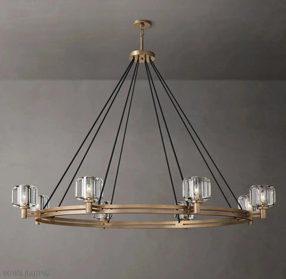 Demaret Double Round Chandelier 60"-Nobipets