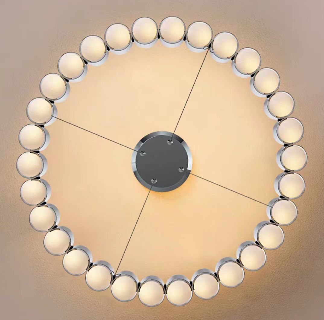 Designer Model Oversized Multi-head Round Chandelier for Living/Dining Room/Bedroom-Nobipets