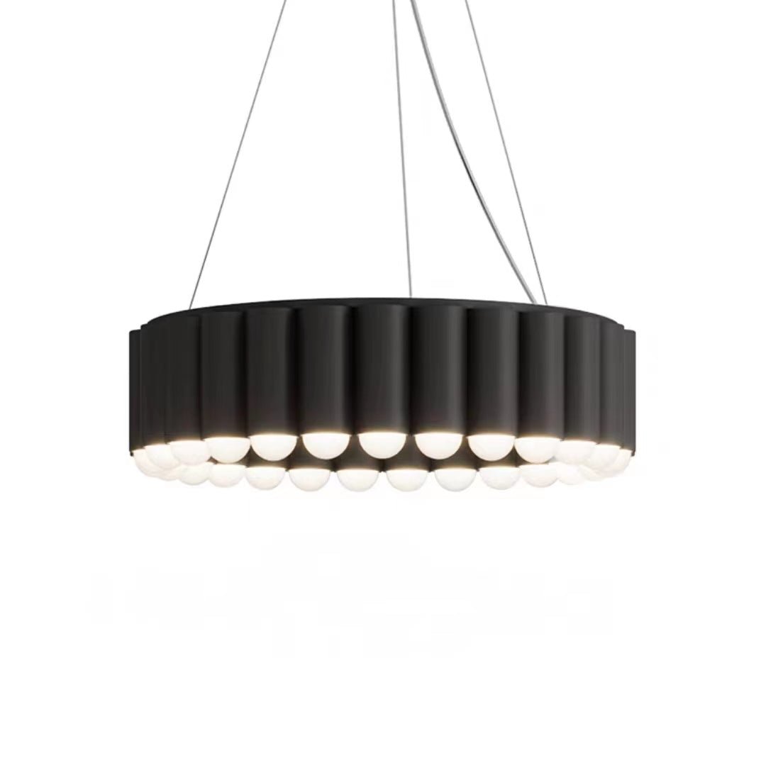 Designer Model Oversized Multi-head Round Chandelier for Living/Dining Room/Bedroom-Nobipets